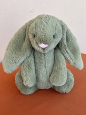 Jellycat Medium Bashful Fern Bunny BNWOT Gree...