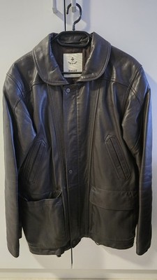 Bally Herren Lederjacke | Gr. 46 | Dunkelbraun | Weiches Lammleder | Mit Storage