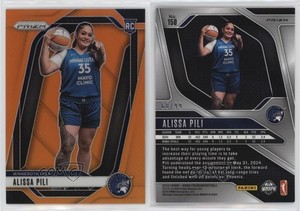 2024 Panini Prizm WNBA Orange Prizm /99 Alissa Pili #150 Rookie RC