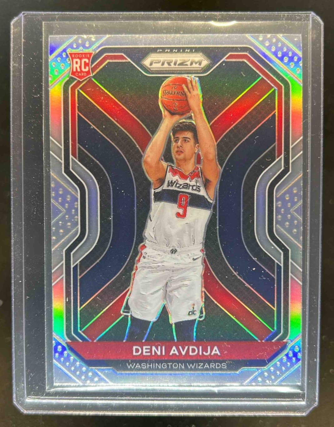 2020-21 Prizm Deni Avdija RC Silver Prizms Rookie #290 Wizards