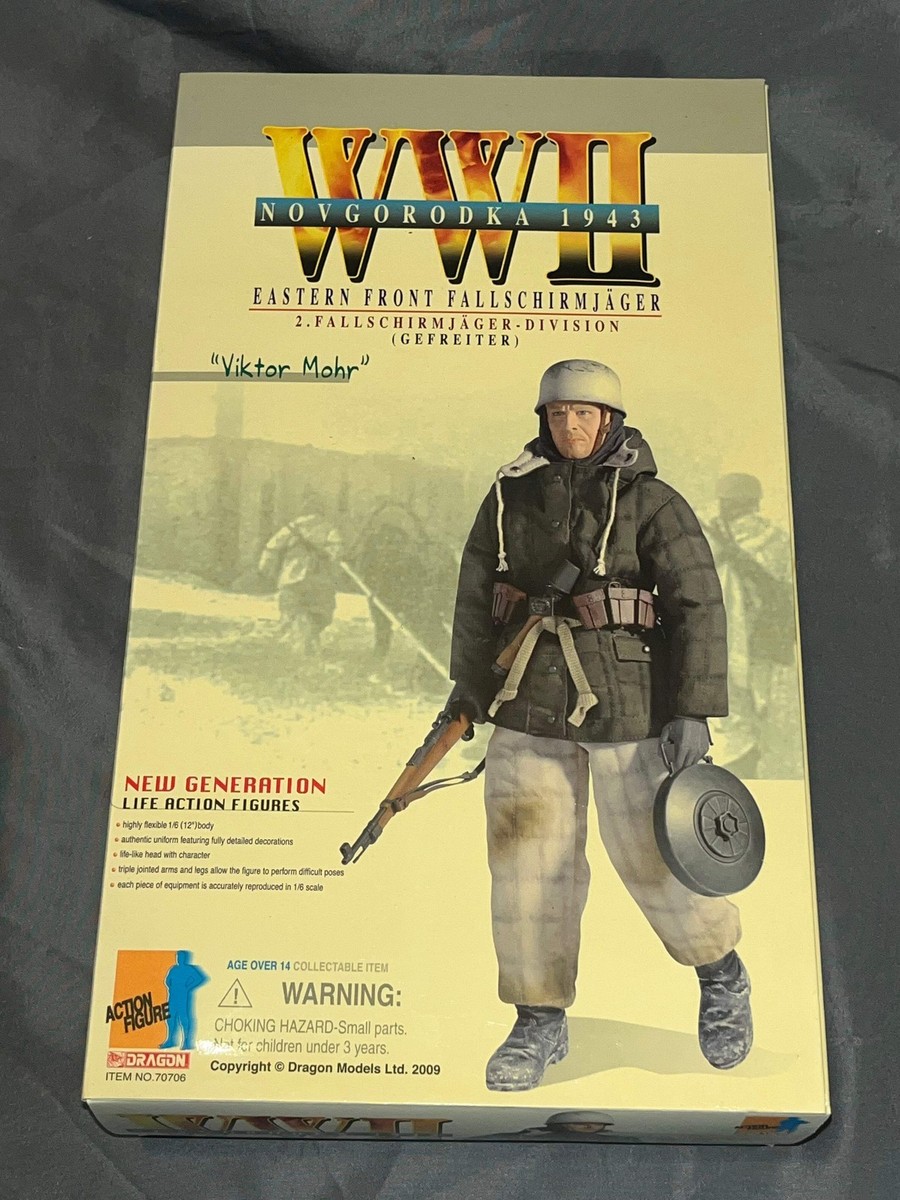 1/6 Scale WWII GERMAN Fallschirmjager Viktor Mohr - NIB Dragon