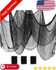 590" X 30" Halloween Creepy Cloth Spooky Halloween Decorations Indoor Outdoor Ha