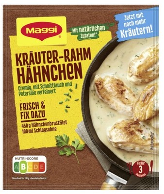 10x Maggi Fix Herb Cream Chicken Spice Mix Condiment 35g-Ship from Germany!