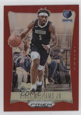 2023-24 Panini Prizm Deca Red Prizm 144/199 Vince Williams Jr #43 1s2h