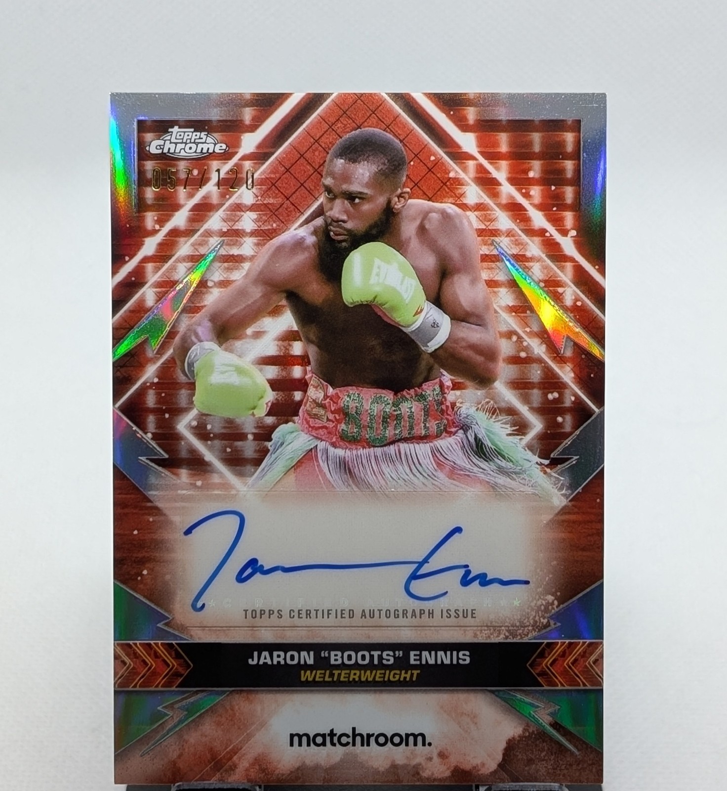 2024 Topps Chrome Jaron "Boots" Ennis Championship Auto /120 CAS-JE | MATCHROOM.
