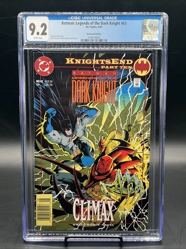 Batman: Legends of the Dark Knight #63 (DC Comics August 1994) CGC Graded 9.2