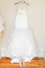 Hayley Paige strapless mermaid wedding gown