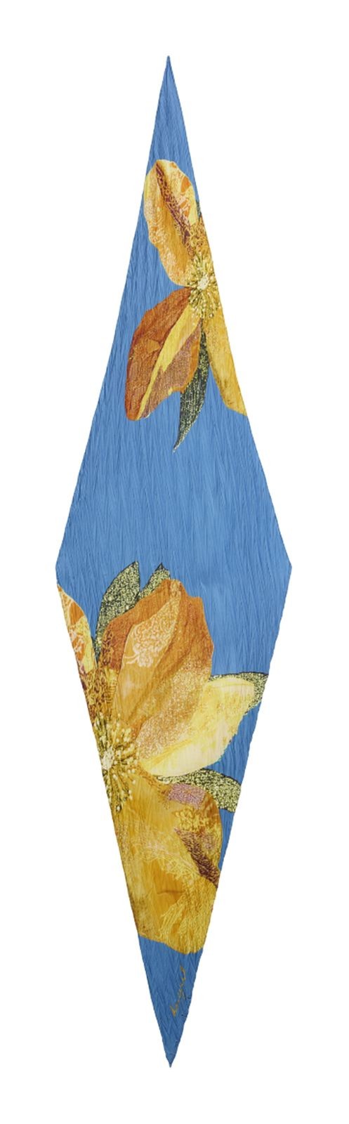 Desigual scarf Fou Lyronis Scarf Mineral Blue