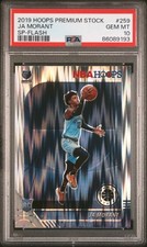 2019 Hoops Premium Stock #259 SP Flash Ja Morant Rookie RC PSA 10