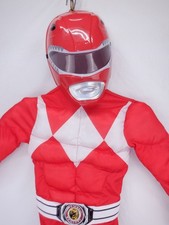 Costume-Red Power Ranger-Kids SIZE XS 4-5-Japanese Cosplay Halloween-Very clean
