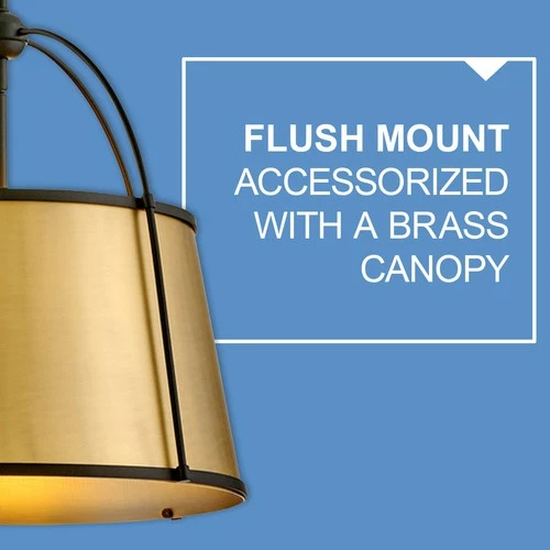 Hinkley Lighting 4894 Clarke 1 Light 16"W Pendant - Brass - Picture 11 of 12