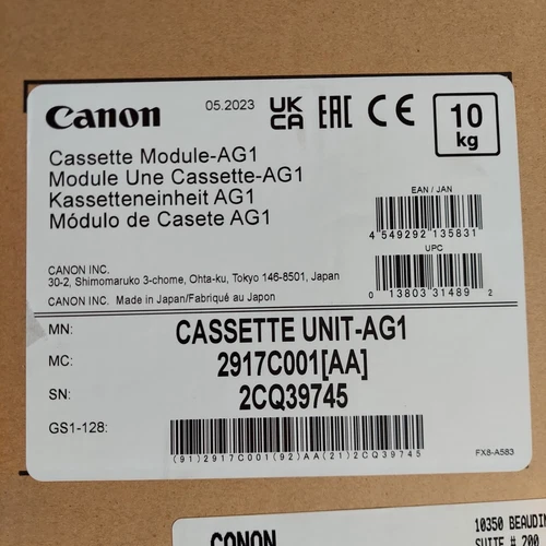 Cassette Feeding Module AG1 For Canon Iradav 525if/z 527