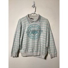 Rare Vtg 90s Variety Sport Graphic Collared Sweatshirt K-Mart Made in USA Sz XL
