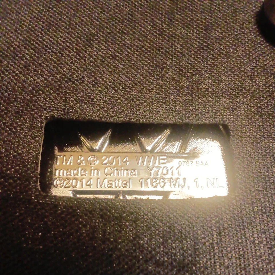 Cinturón Campeón Mundial Peso Pesado WWE 2014 Réplica Niños Juguete Lucha Título Mattel Foto 3 de 3