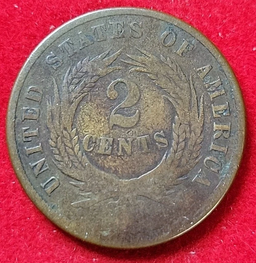 1870 2c Two Cents Good - Image 2 of 2