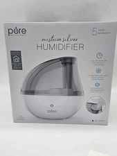 Pure Enrichment Mistaire Silver Ultrasonic Cool Mist Humidifier, 1.5L Tank