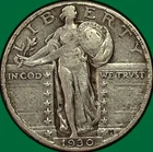 1930 Standing Liberty Quarter Choice Extremely Fine XF+ Coin #43371