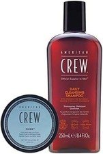 Image of American Crew Classic Fiber 3 Oz & Daily Cleansing Shampoo 8.4 Oz Duo