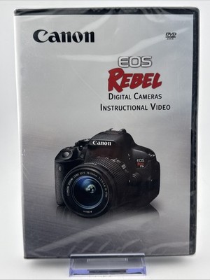 Canon EOS Rebel Digital Cameras Instructional Video DVD Brand New Factory Sealed