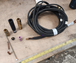 Radnor 25 foot Tig Lead 4 gauge 17-25-2 Air Cooled Tig Torc & Accessories [B2B4]