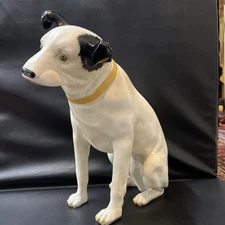 Vintage RCA His Masters Voice Nipper Dog Store Display Promo 12" Great Condition