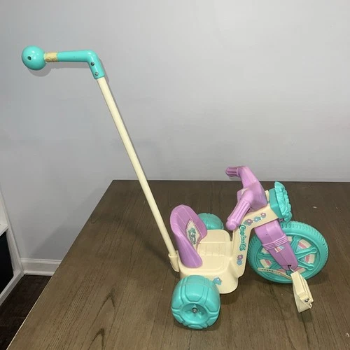 Vintage 1985 Hasbro Cabbage Patch Kids Doll FreeWheeler Cycle Big Wheel Tricycle