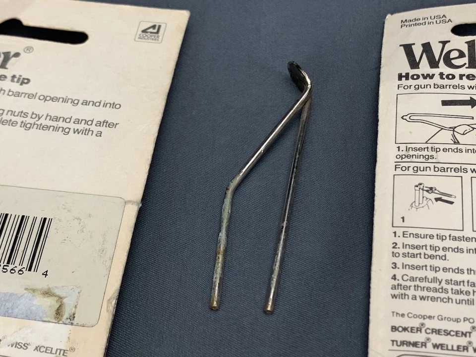 Puntas de pistola de soldadura Weller 3X para modelo 8200, 7135N, 8125 y punta plana T0176 Foto 3 de 3