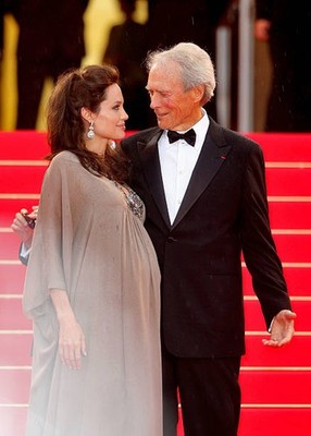Actress Angelina Jolie director Clint Eastwood arrive for the 'Cha- Old Photo 2