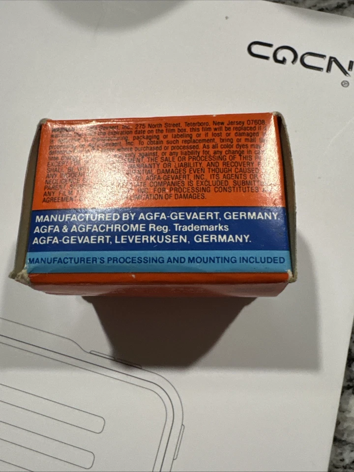 Agfa Agfachrome 64 Color Film 35mm Roll 36 Exposures Vintage 1985 EXPIRED - Image 4 of 4