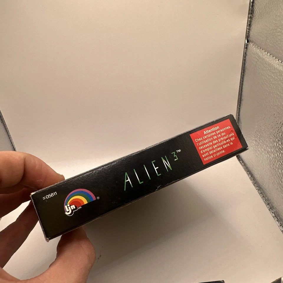 Alien 3 • Nintendo GameBoy Game + Manual & Box (1993) Boxed • Complete CIB • LJN - Image 4 of 4
