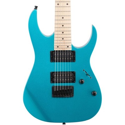 Ibanez GRG7221M Gio 7-String E/G, Maple Fingerboard, Metallic Light Blue
