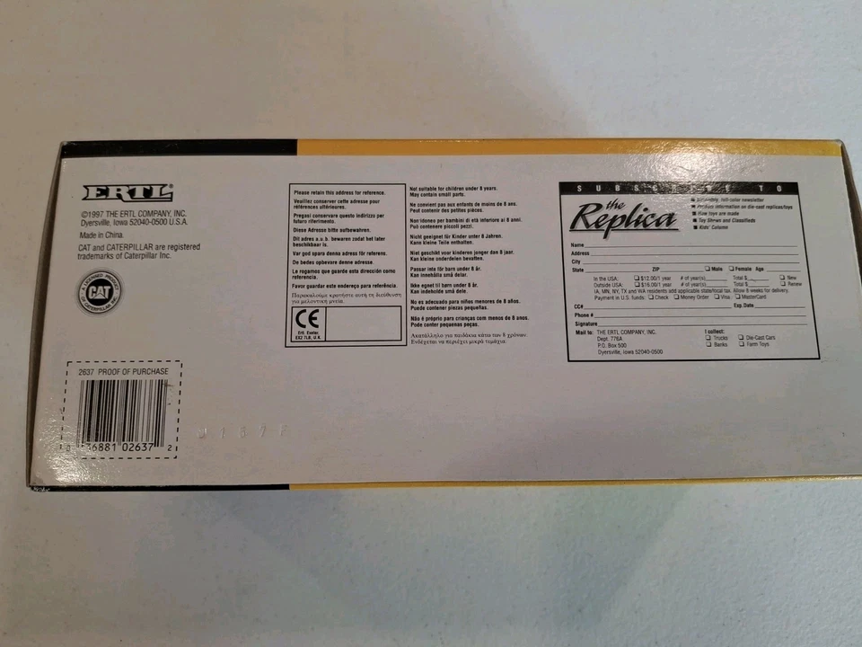 ERTL CAT/Caterpillar 5080 Front Shovel 1/50 NIB - Image 3 of 4