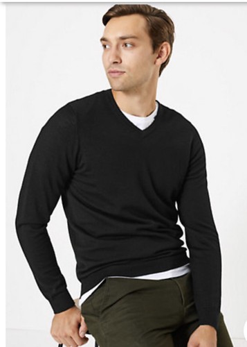 marks and spencer merino jumper