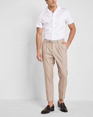 EXPRESS Slim Plaid Pants - Beige Yellow, Cotton-Blend Dress Pant Slim Fit Suit | eBay EXPRESS Slim Plaid Pants - Beige Yellow, Cotton-Blend Dress Pant Slim Fit Suit | eBay