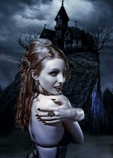 BEAUTIFUL VAMPIRE  8X10 Photo