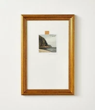 12"x18" Travel Photo Gold Framed Wall Art - Threshold with Studio McGee NEW