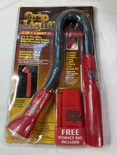 New Sealed Flexible Grip Light 2 In 1 Flexible Bendable Flashlight Battery Oper.