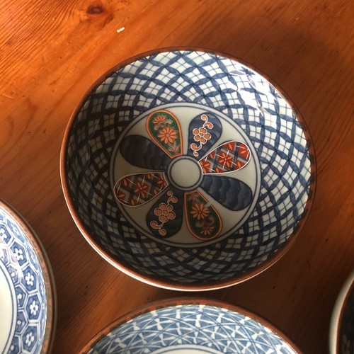 Airta Hijiriyama Pottery Vintage Small Dish Plate Mame Plate set of 6 Japan - Picture 4 of 11