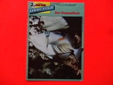 Myszka Miki " Karta kolekcjonerska lata 70 / 80-te - Ryba Picassa