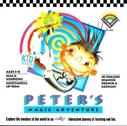 Peter's Magic Adventure (Ages 4-8) (CD, 1994) for Win/Mac - NEW CD in SLEEVE - Image 2 of 3