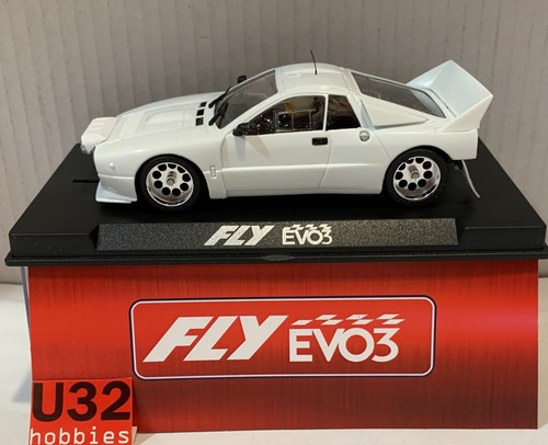 Slot Car Fly Evo3 R2001W Lancia 037 Rally Blanco Racing Competicion