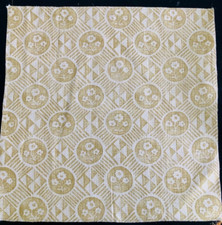 ZOFFANY Diamonds & Flowers in Gold 17 1/4 Wov...