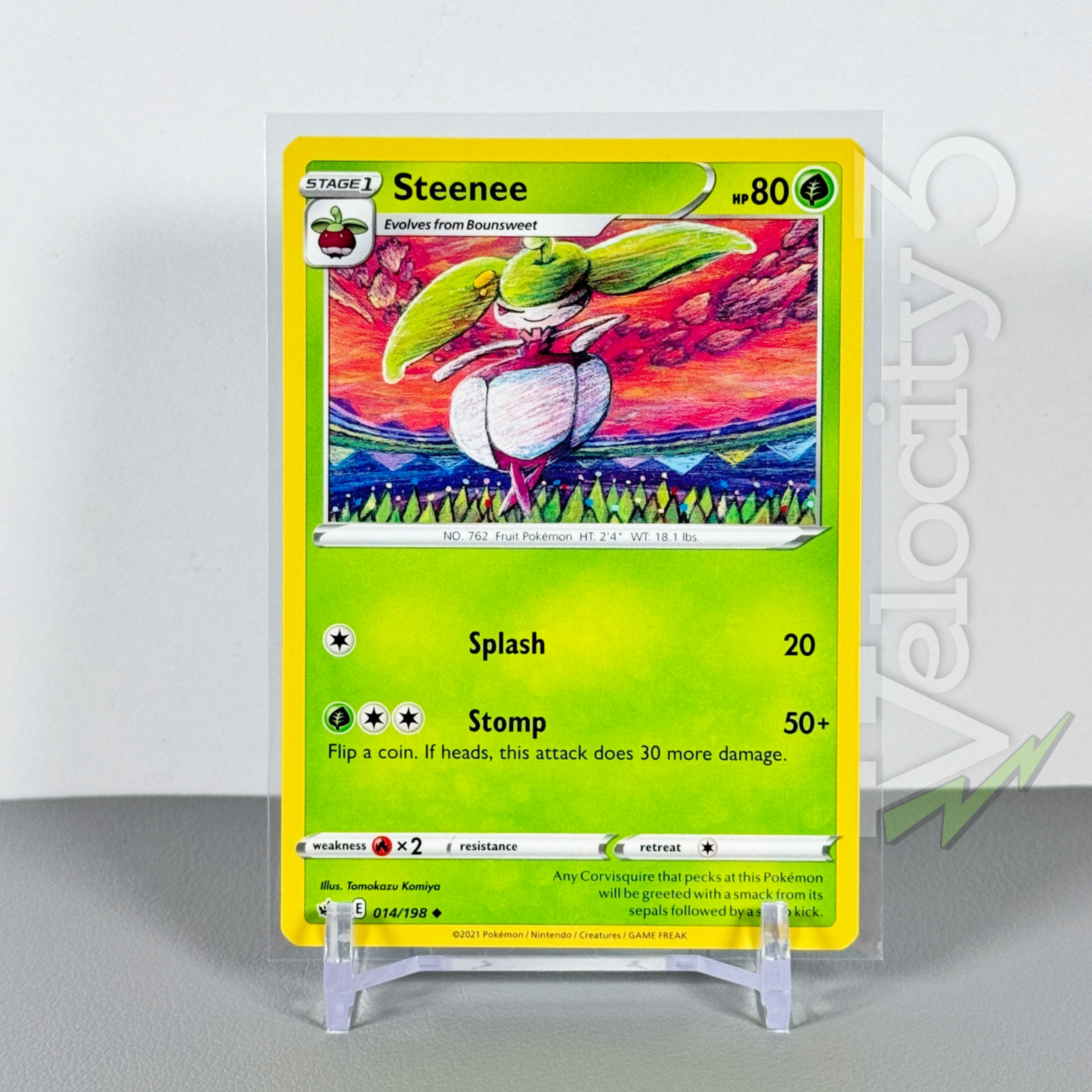 Pokemon TCG Card: STEENEE 14/198 | Uncommon | Chilling Reign | NM/Mint
