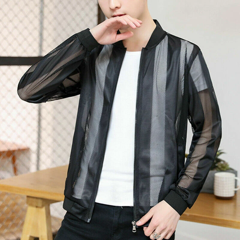 Mesh blazer mens sale