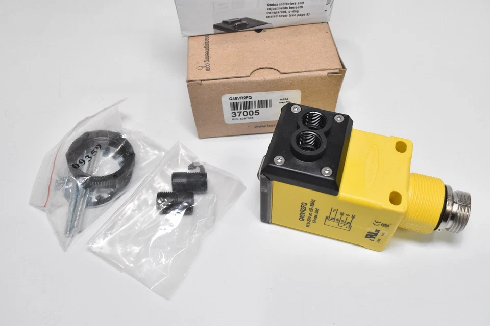 Banner Engineering 37005 Q45VR2FQ Q45 Photoelectric Sensor 5A 90-250V AC - Image 4 of 4