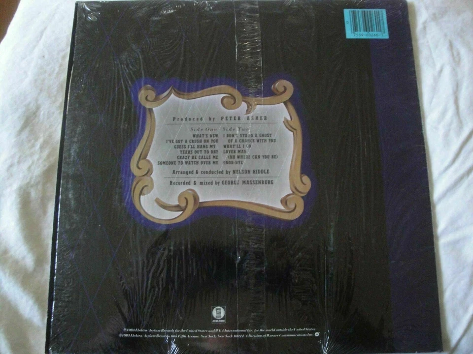 LINDA RONSTADT & THE NELSON RIDDLE ORCHESTRA WHAT'S NEW VINYL LP 1983 ASYLUM REC Foto 2 de 4