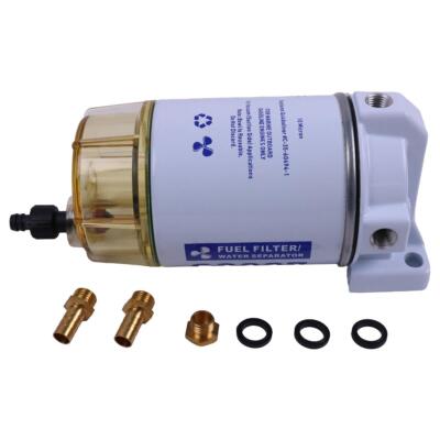 Filtro Carburante E Separatore Acqua Per Motore Fuoribordo | Racor S3227 | Rimuove Il 99% Di Umidità E Sedimenti | Compatibile Con Barche E Yacht | Diametro 97x104 Mm