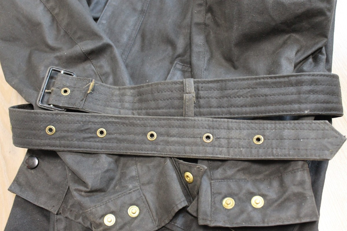 Vintage Barbour International Wax Jacket Black Unisex Size Vintage Barbour International Wax Jacket Black Unisex Size