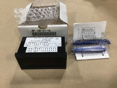 Asahi Keiki AP-102-21-16 Digital Panel Meter #15C23TK