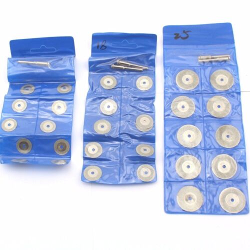 10Pcs 16-60 mm Diamond Cutting Disc Abrasive Wheels Rotary Blades Saw Grinding - Picture 1 of 6